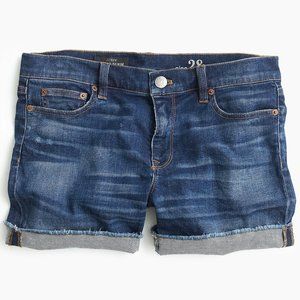 JCrew Denim Short in Dark Von Wash